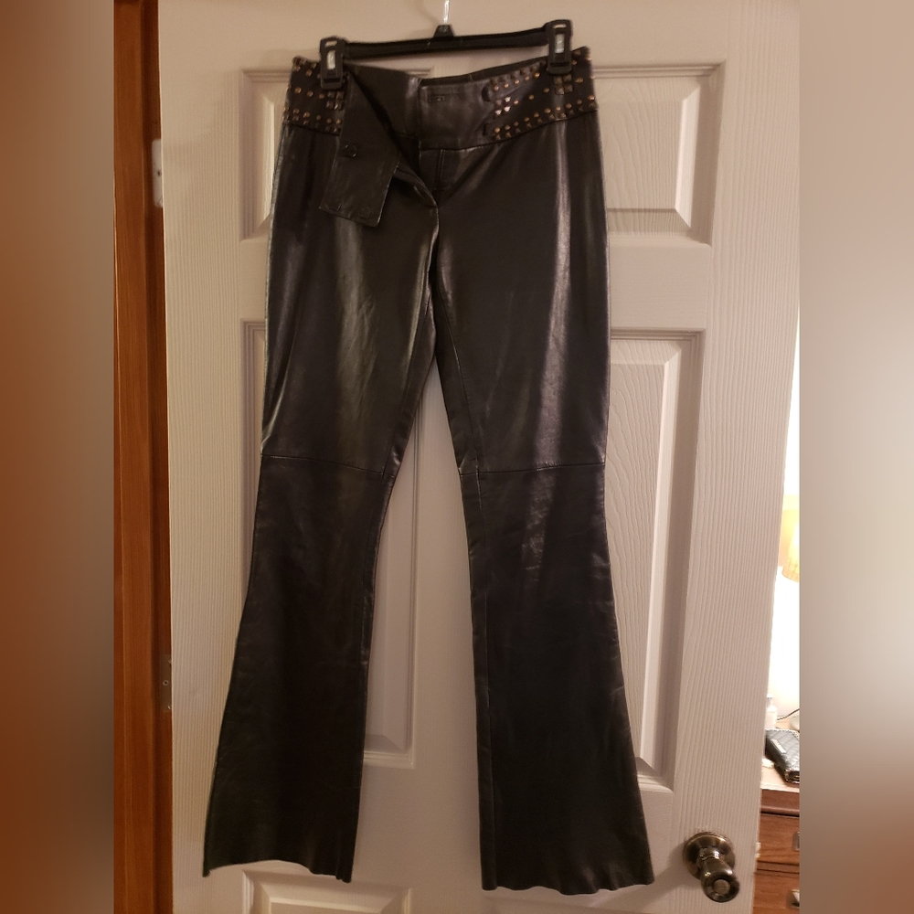 Cache Leather Pants